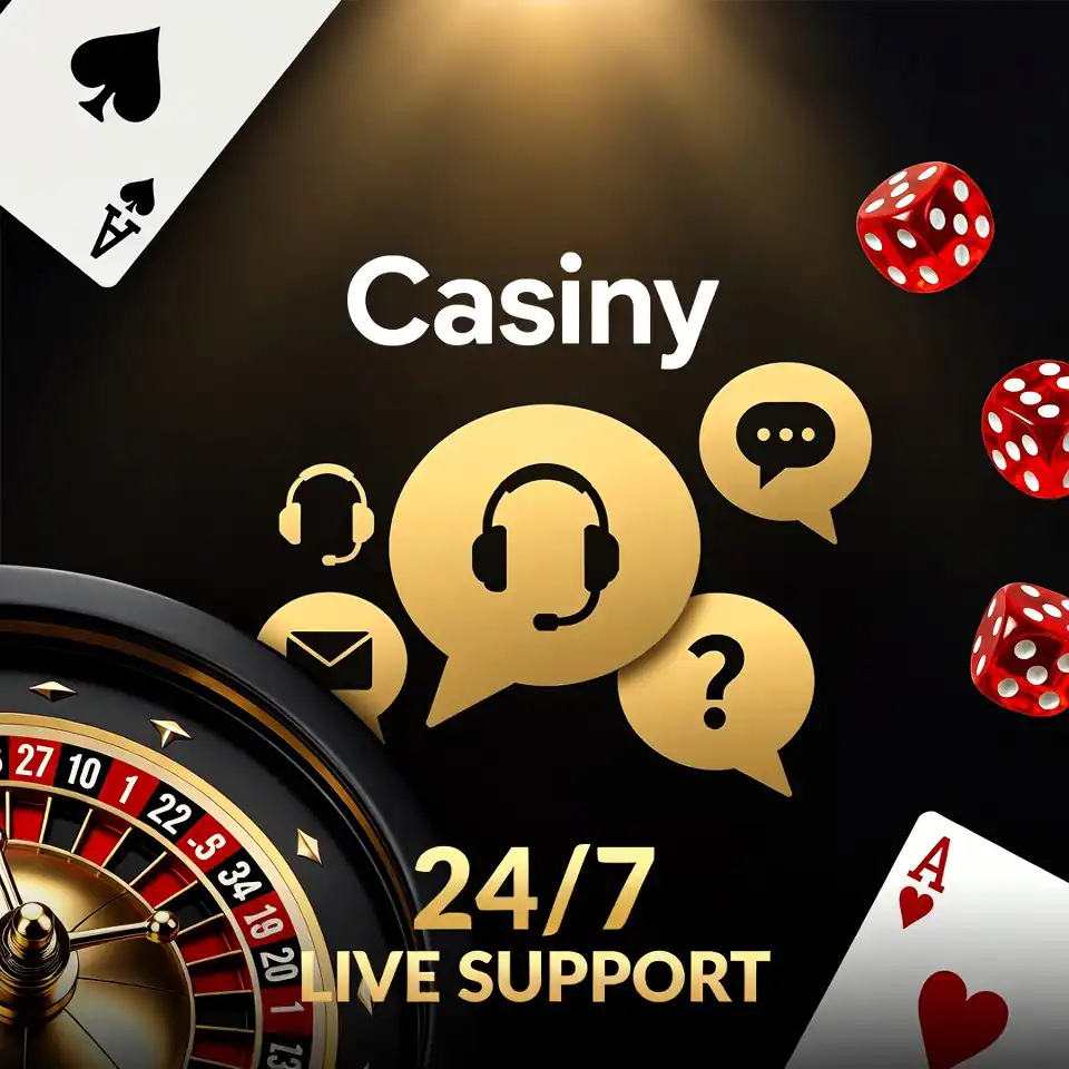 Casiny customer support live chat email