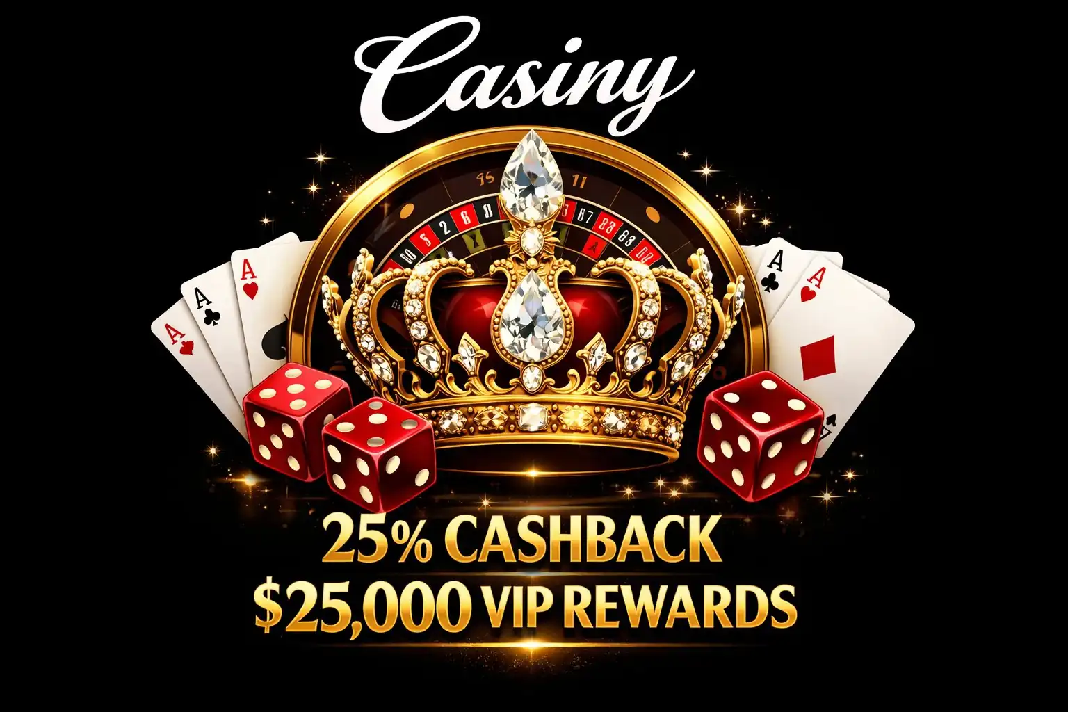 Casiny VIP program 25% cashback $25,000